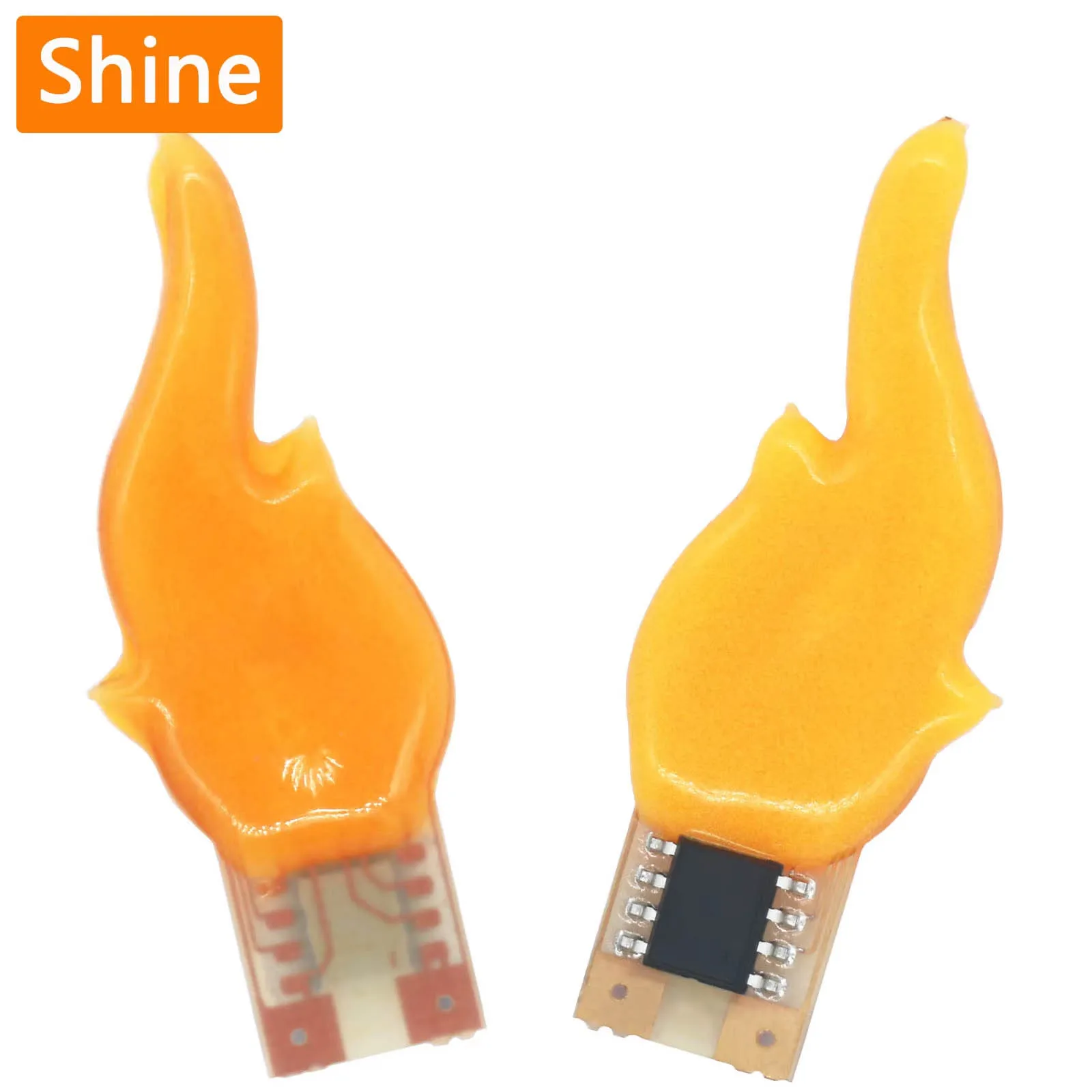 LED DC3v 5v Lampa Płomień Świecy COB DC3.7v Żarówka LED Dioda Impreza Kemping Dekoracja Domowa Akcesoria do Żarówek DIY Chip LED