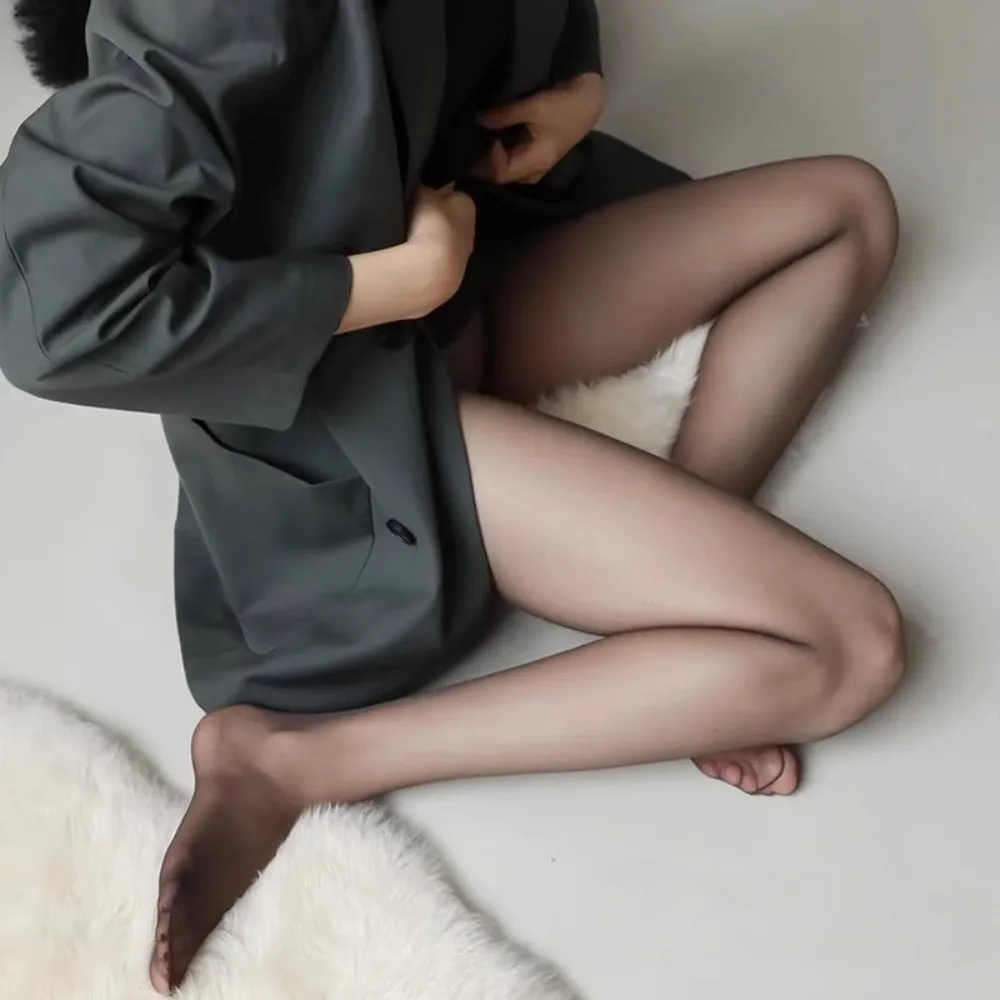 Leggings 0D Seamless Pantyhose Elastic Breathable Silk Stockings Silky Slippery Daily Wear Ultra-thin Tights Summer