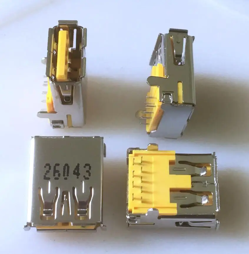 For USB3.0 female seat USB male seat DIP socket USB socket interface 9P 9 pins straight plug