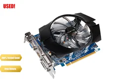 GIGABYTE graphics card GV-N650OC-1GI uses NVIDIA GeForce GTX 650 graphics chip Built-in 1024MB GDDR5 graphics memory