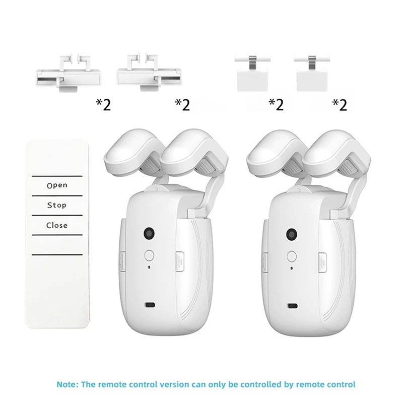 สมาร์ทคู่ผ้าม่านหุ่นยนต์โรมัน Rod Track/T/U-Rail แทร็ก 3 In1 ที่เปิดผ้าม่านอัตโนมัติรีโมทคอนโทรลผ้าม่านมอเตอร์