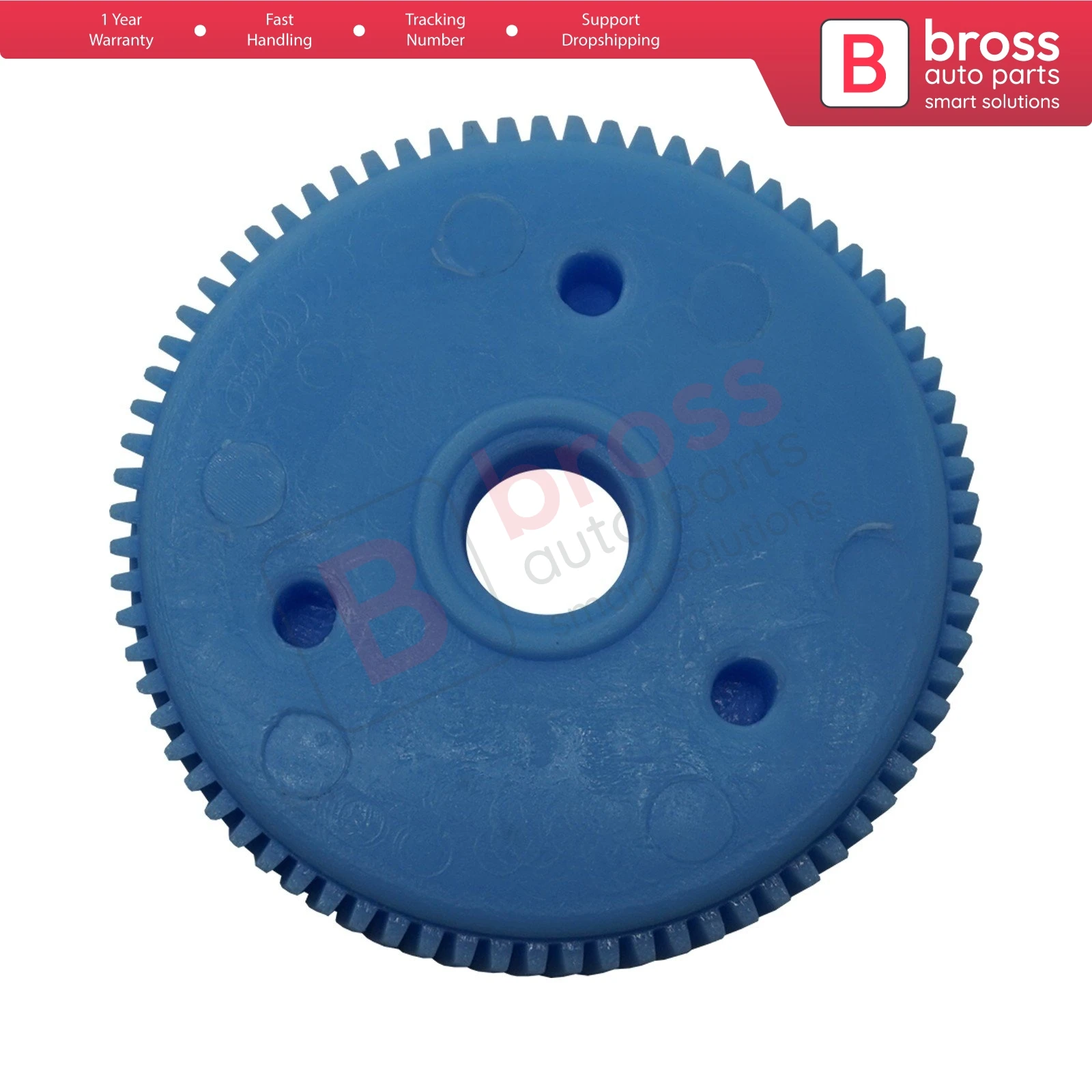 Bross BWR5271 Power Window Regulator Motor Roll Inner Cog Motor Pulley Gear  for Fiat Punto 188. Teeth Number: 75 mm Top Store