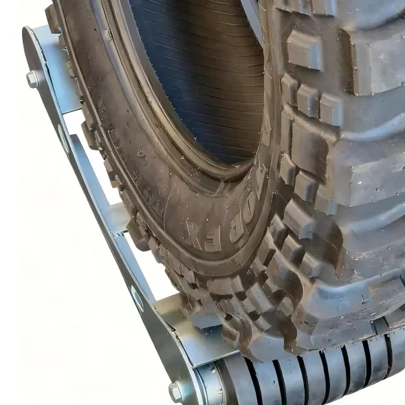 

Позиционирующая колесная тележка с цельными резиновыми колесами для погрузчика, включая платформу, 3000 кг/4 шт., сверхмощные колесные ролики