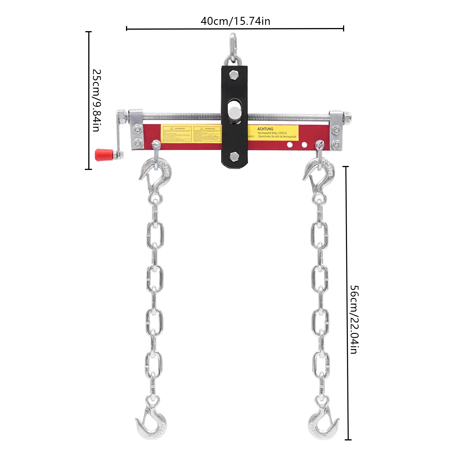 

15,75*9,84 дюйма, красный и серебристый, выравниватель нагрузки двигателя, подъемник двигателя, магазин кранов с регулируемой ручкой