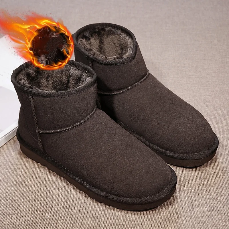 

Cotton Shoes, Snow Boots, Sneakers, Fleece-Lined, Large Size Couple Shoes, Men's Shoes