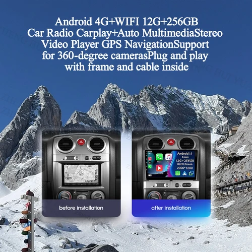 Imagen 2 del producto Android 15 Carplay Auto Radio de coche para Isuzu d-max DMAX 2007 2008 2009 2010 2011 navegación GPS reproductor Multimedia 2Din DVD estéreo