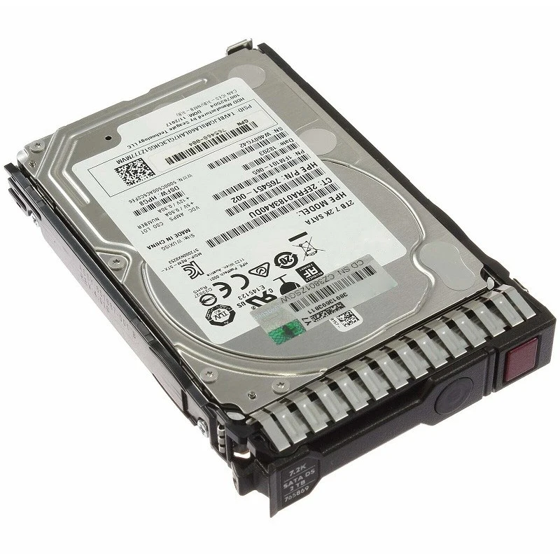 

100%New In box 3 year warranty 765455-B21 765869-001 2TB SATA 7.2K 6G 2.5inch G8 G9 Need more angles photos, please contact me