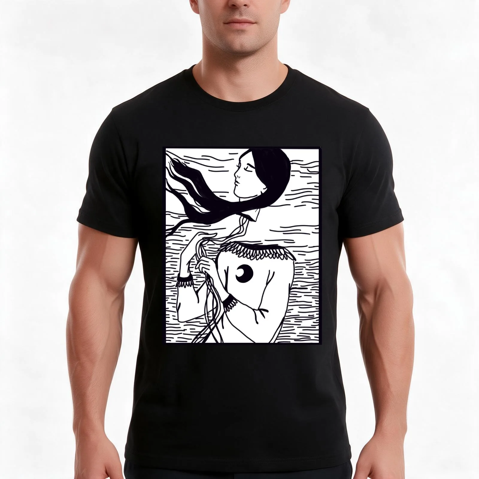 daydreamer T-Shirt, Summer Casual Cotton Tee, Oversized Streetwear Tops, Vintage Graphic Print, Loose Fit Short Sleeve