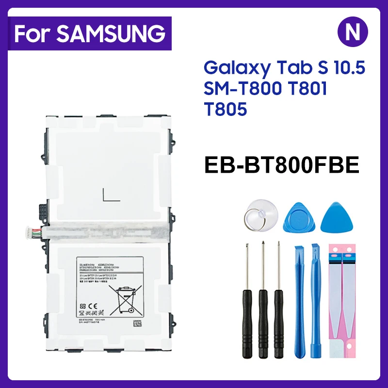 Для планшета Samsung EB-BT800FBE EB-BT800FBC 7900 мАч Аккумулятор для Samsung Galaxy Tab S 10,5 SM-T805C T800 T801 T805 T807
