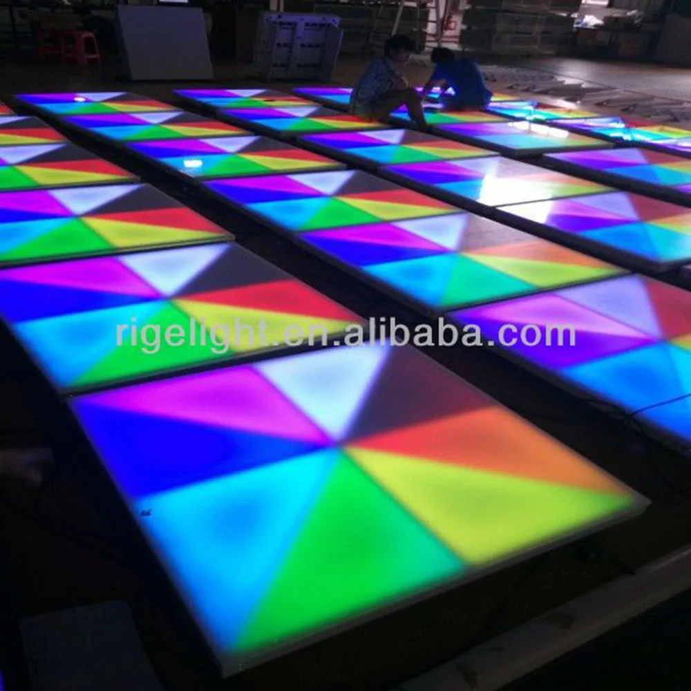 Guangzhou Factory Wholesale Color Changing RGB Stage Light up Wedding Led Dance Floor