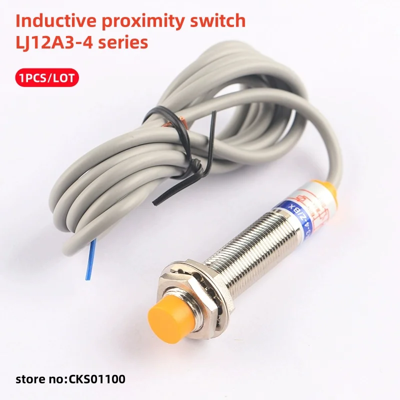 M12 inductive proximity switch LJ12A3 three wire NPN normally open 24V metal induction sensor 220V