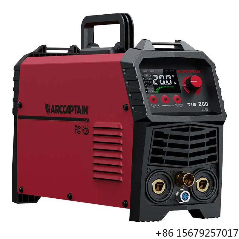 ARCCAPTAIN TIG200 Welder 2T/4T AC 200A High Frequency 110v/220v Dual Voltage 2-in-1 TIG Welding Machine