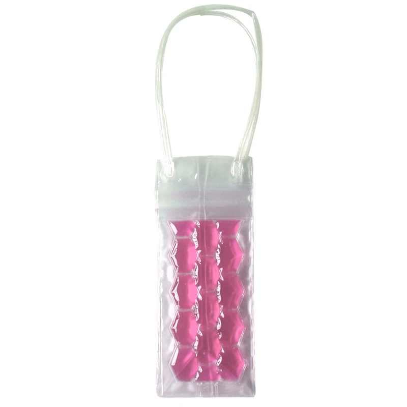 

Ice Cooler Freezer Bag Multicolor Hexagonal Design Keeps Bottle Cool Dry Reusable Eco Friendly Fits Bottles Perfect