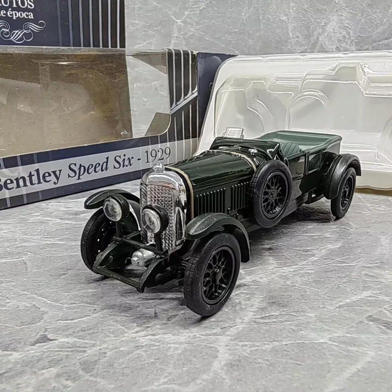 

1/43 1929 Speed Six Alloy Roadster Car Model Diecast Metal Classic Old Vehicles Retro Vintage Car Model Simulation Kids Toy Gift