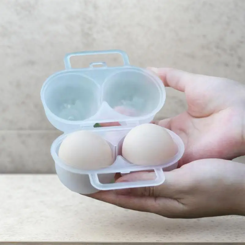 

Ударопрочный ящик для хранения яиц на открытом воздухе, портативный небьющийся поднос для яиц для кемпинга, домашний пластиковый защитный ящик, небьющийся для путешествий