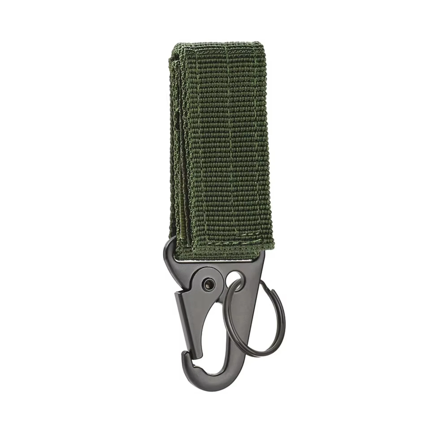 Tactical Molle Belt Keychain Holder Carabiner Hook - Outdoor Hiking Camping Climbing