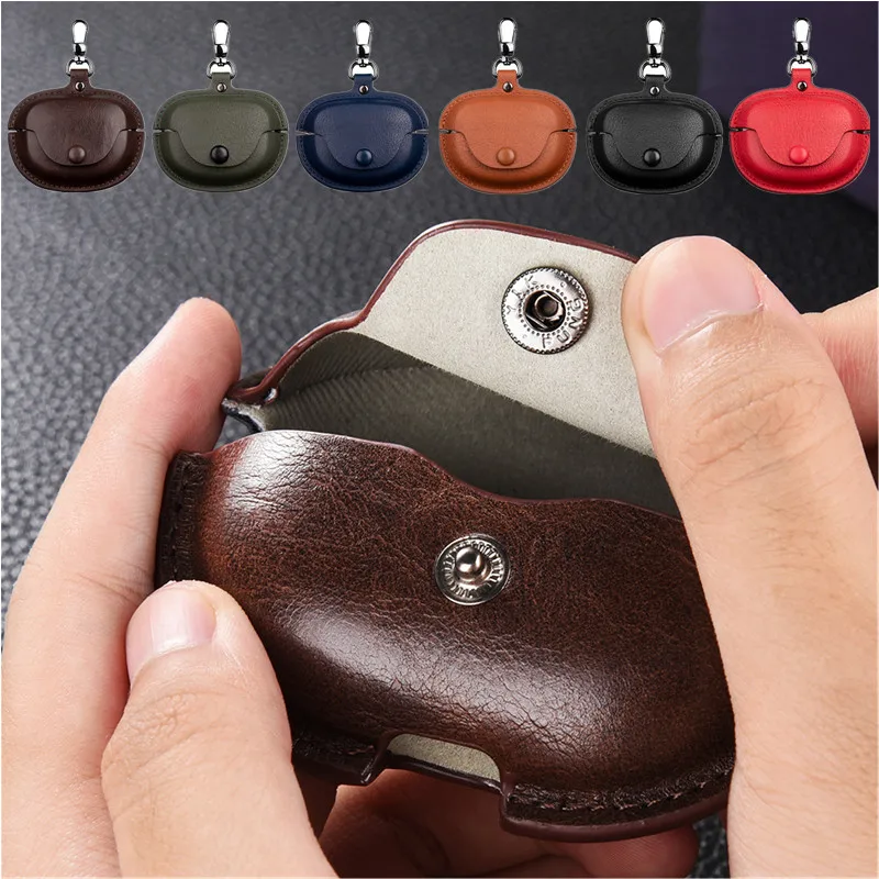 Nowe ochronne etui ze skóry PU do słuchawek Bose Ultra Open Earbuds Cover Wstrząsoodporne bezprzewodowe słuchawki douszne z brelokiem Shell Coque Fundas — zdjęcie produktu 2