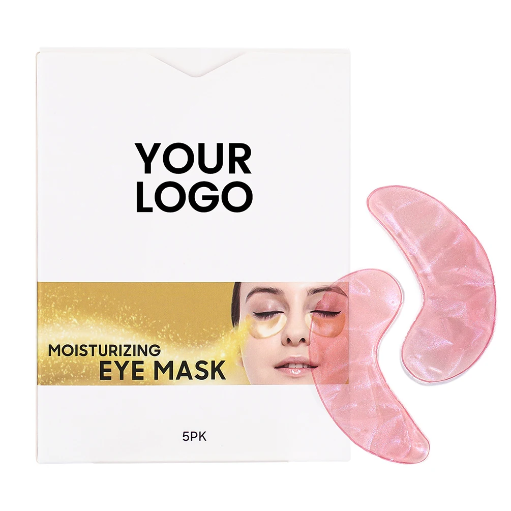 Hydrating 5 Pairs of Moisturizing Cold Eye Masks Custom Repair Relieve Dryness Eye-care Skin Care Product Private Label Makeup