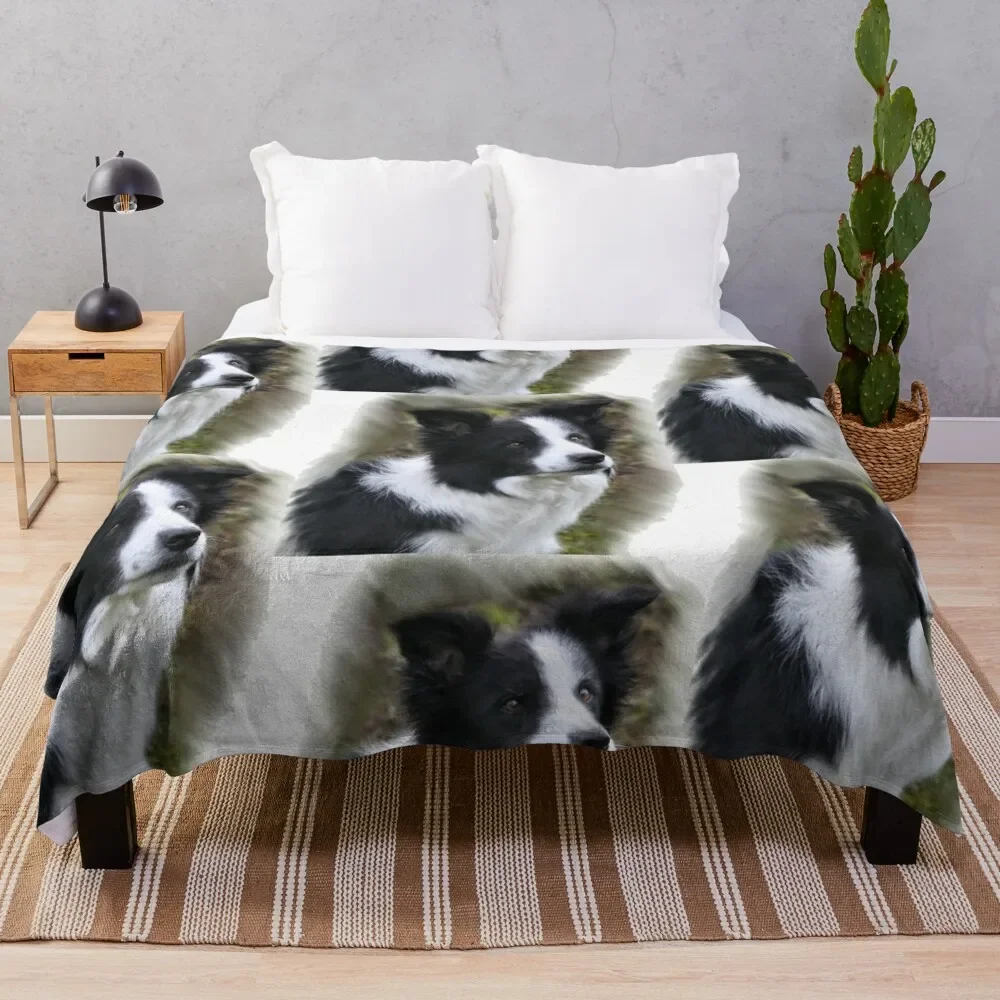 

Border Collie Lover s Gifts Throw Blanket Weighted Cute Soft Plaid blankets and throws Blankets