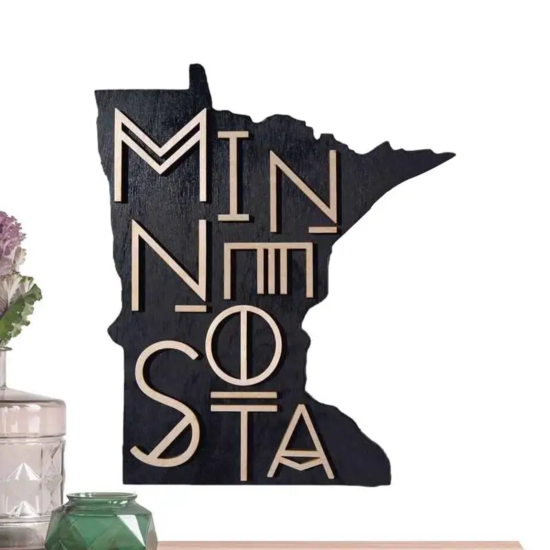 State Wood Sign Standing Sign Silhouette Decor Signage Silhouette Decor America State Name Vintage Sign Farmhouse Decor Signs