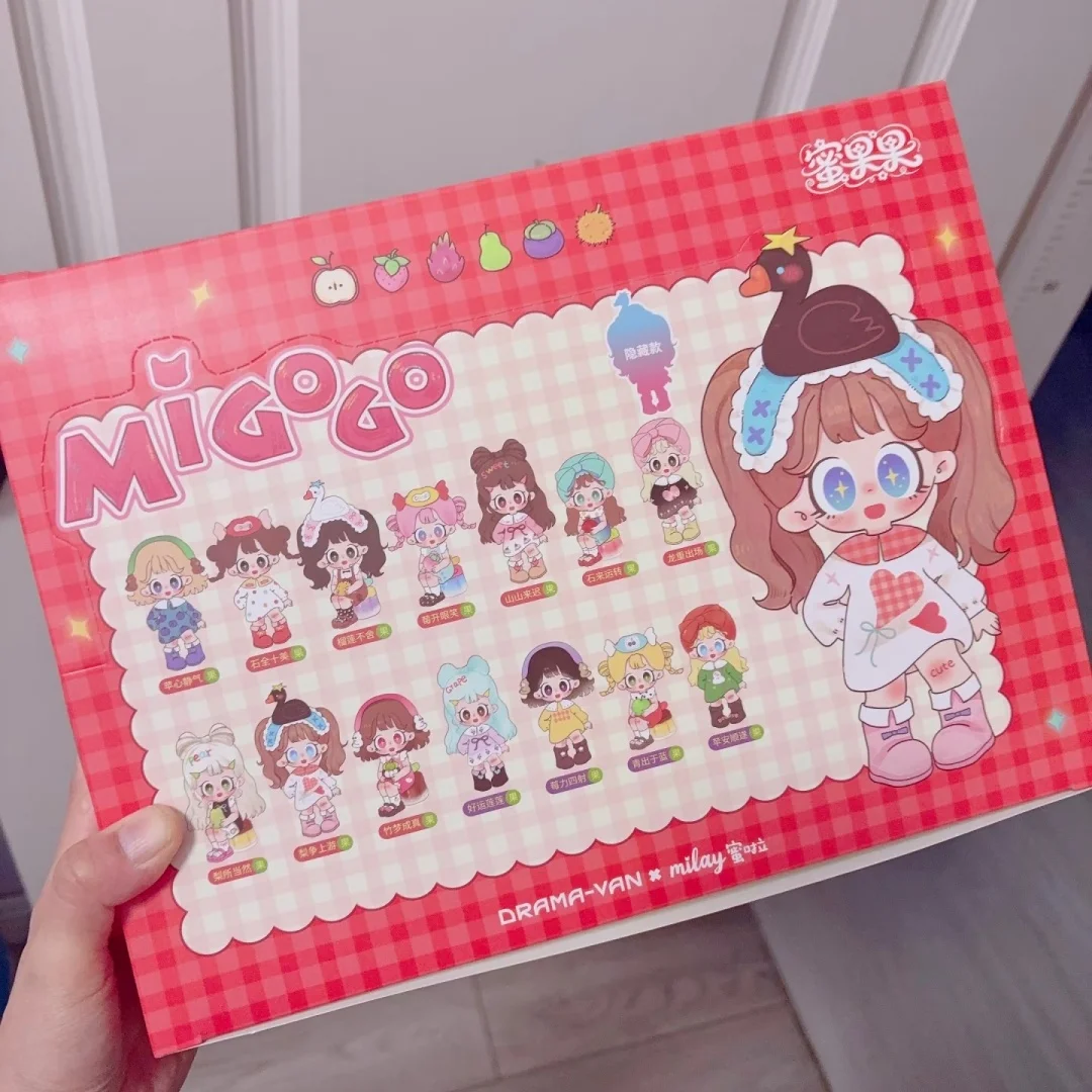 

Migogo Milay Original Migogo Series Mini Blind Box Anime Figure Collection Model Toy Desktop Decoration Customized Gifts