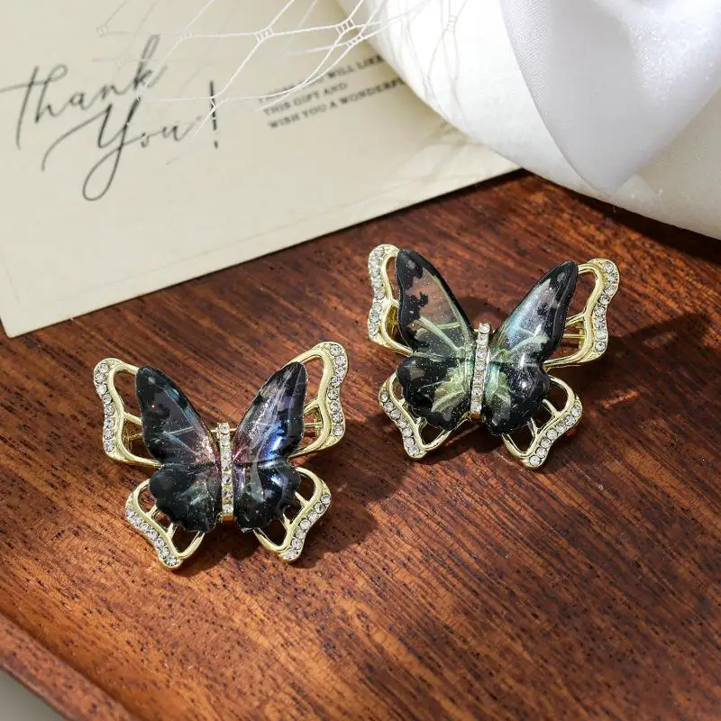 Vintage Butterfly Brooches For Women High Grade Fashion  Brooch Pins Coat Bags Pins Accessories Girl Party Jewelry Gifts