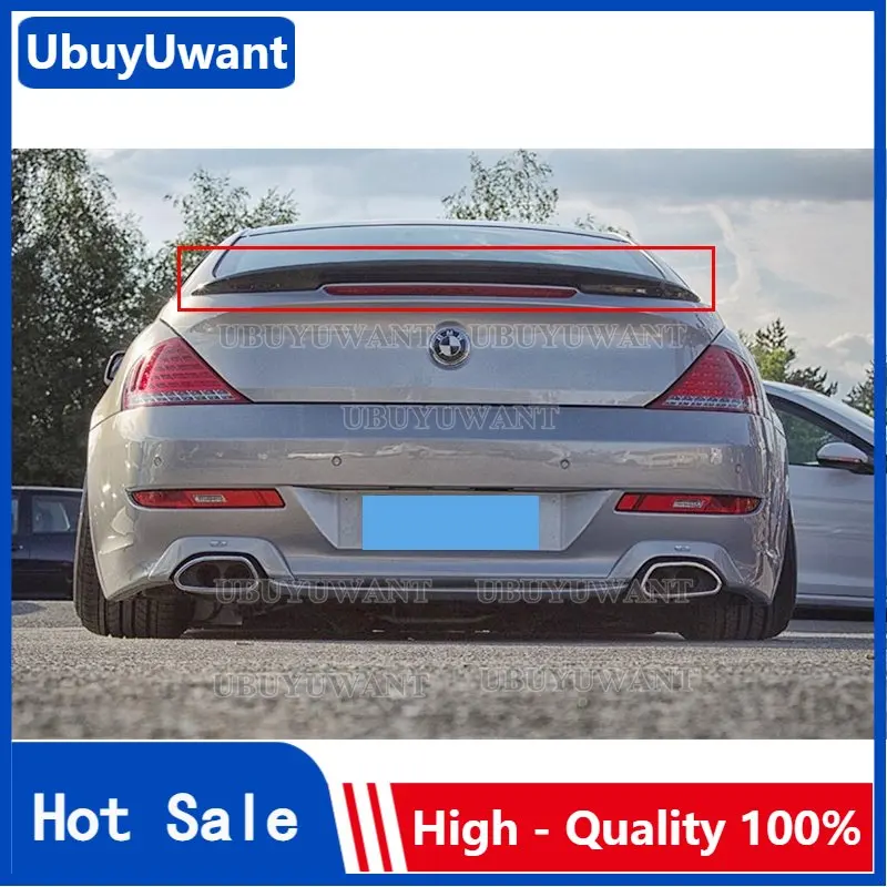 

Spoiler For BMW 6 Series E63 Not For E64 04-09 Carbon Fiber Material Tail Wing Rear Tail Wing Car Styling