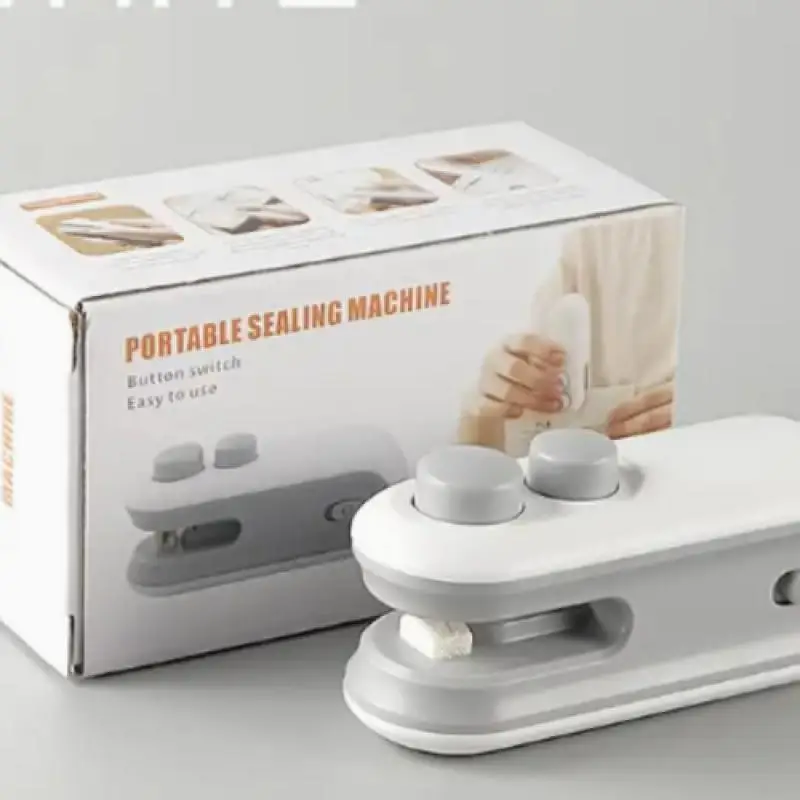 

300mAh USB Mini Food Sealer, 2-in-1 Heat Seal & Cut, Compact Design for Long-Lasting Freshness, Portable & Efficient