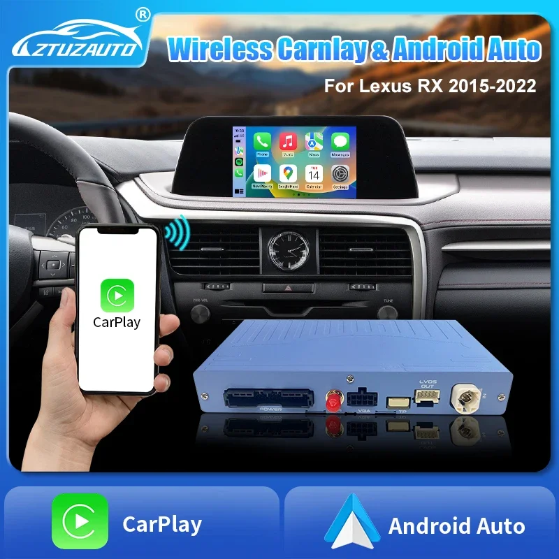 Wireless CarPlay for Lexus RX 2015-2022 with Android Auto Mirror Link AirPlay Car Play  Navigation USB Functions