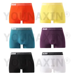 6 Pcs/Lot Large Size Men Underwear Boxers Briefs Shorts Undies Big Panties Knickers Bamboo Fiber M L XL 2XL 3XL 4XL 5XL 6XL 7XL