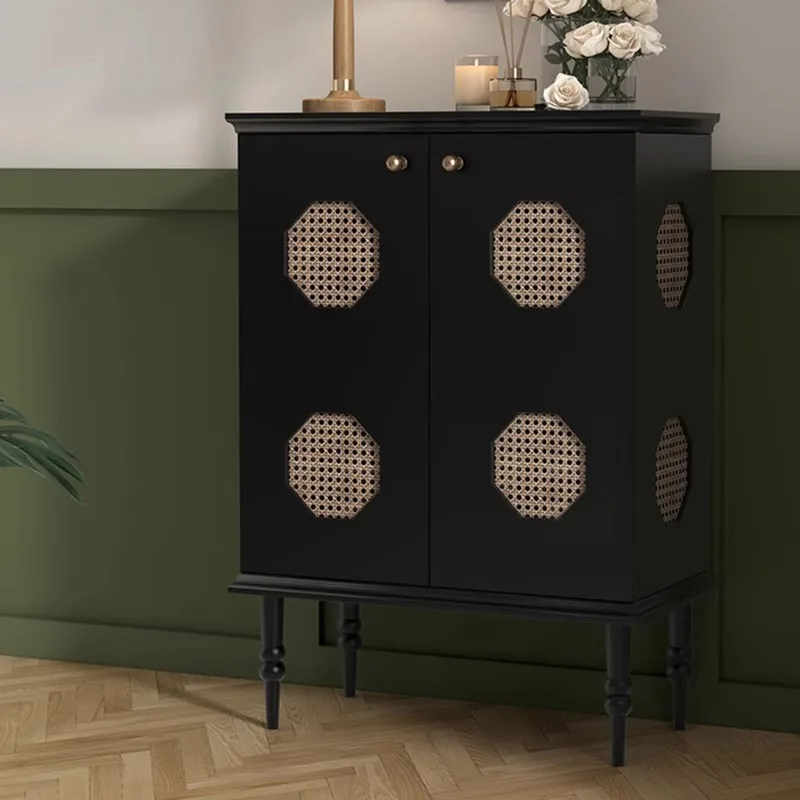 

Витрина-шкаф для прихожей, двухдверный, для гостиной, приставной, из массива дерева, для хранения вещей