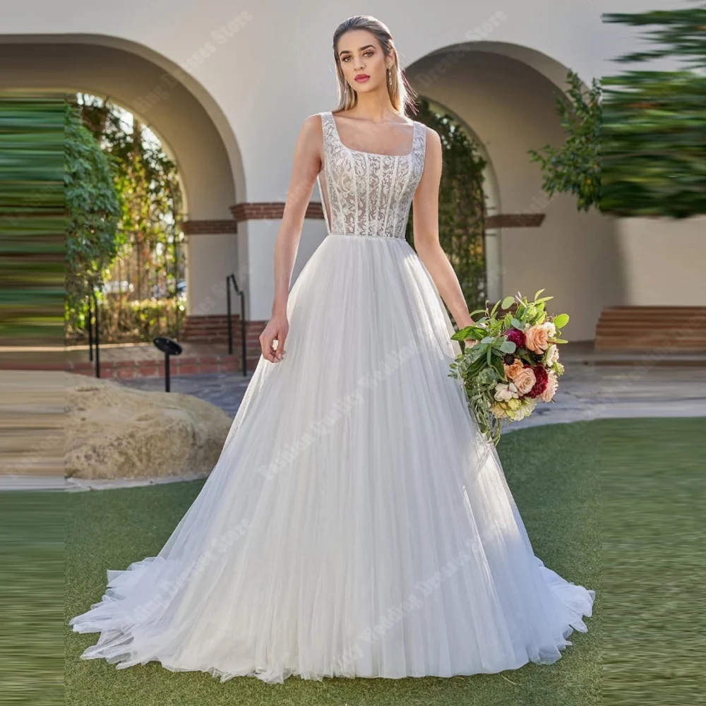 

Sweetheart Collar Women Wedding Dresses Princess A-Line Bridal Gowns Formal Party Sleeveless Vestidos De Noches Customized 2025