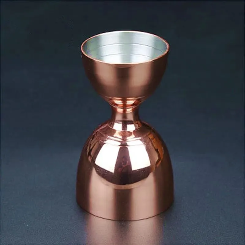 Picture 7: Shaker Barware Set - 4 Pieces Cocktail Shaker Bar Set Copper Gold Plated Bartender Cocktail Set