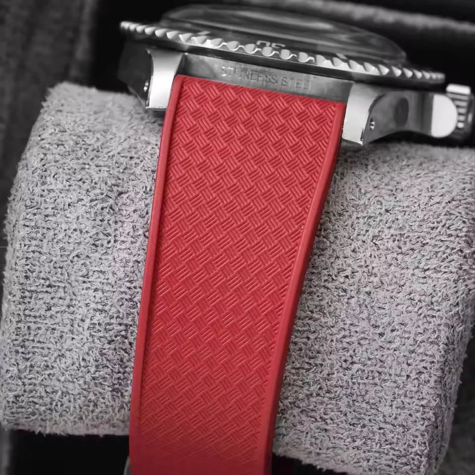 

Christmas Gift CTS FKM Rubber Watch Strap 18/19/20/21/22mm Cut to Size Quick Release Watch Bands Diving Waterproof Bracelet