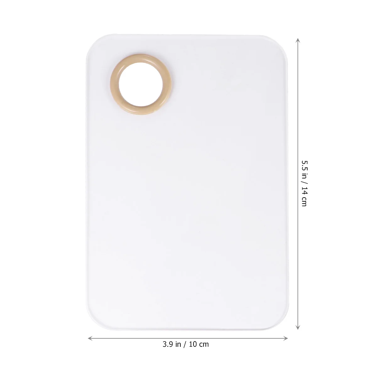

Acrylic Nail Art Palette Makeup Tool Supplies Clear Hole Manicure Professional Home Use Color Mixing Kit Durable Smooth Texture
