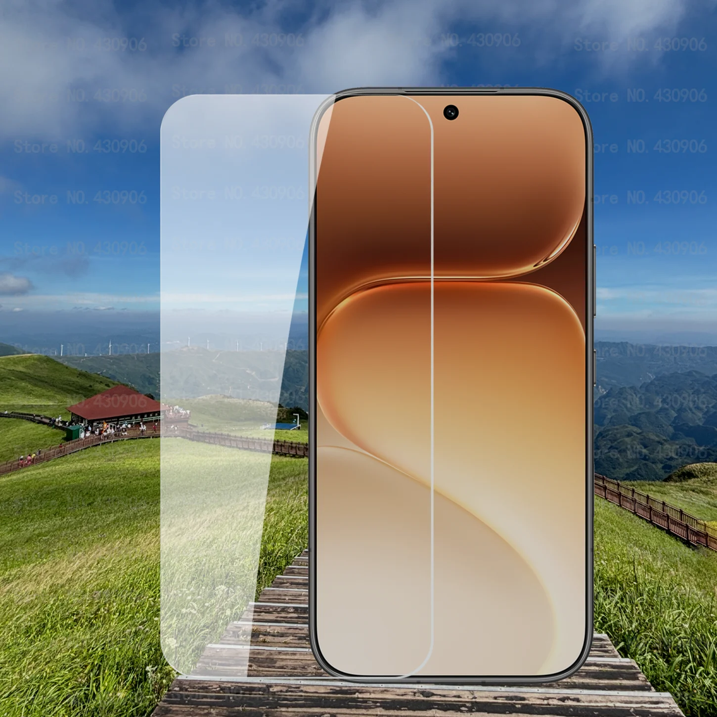 Für Honor 600 Pro Displayschutzfolie, hochwertige transparente Hartglasfolie für Honor 600 2.5D 9H – Detail 7