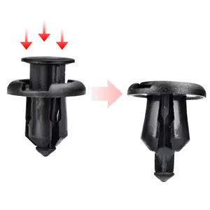 Auto Nylon Nietverschluss, Stoßstangenclip, Halterschraube, Kotflügel, Honda Civic, Accord Pilot, CR-V, ACE, 10-mm-Buraco, 50pcs 12 Hauptverkauf Leuchtturm Accord 2005 - №3