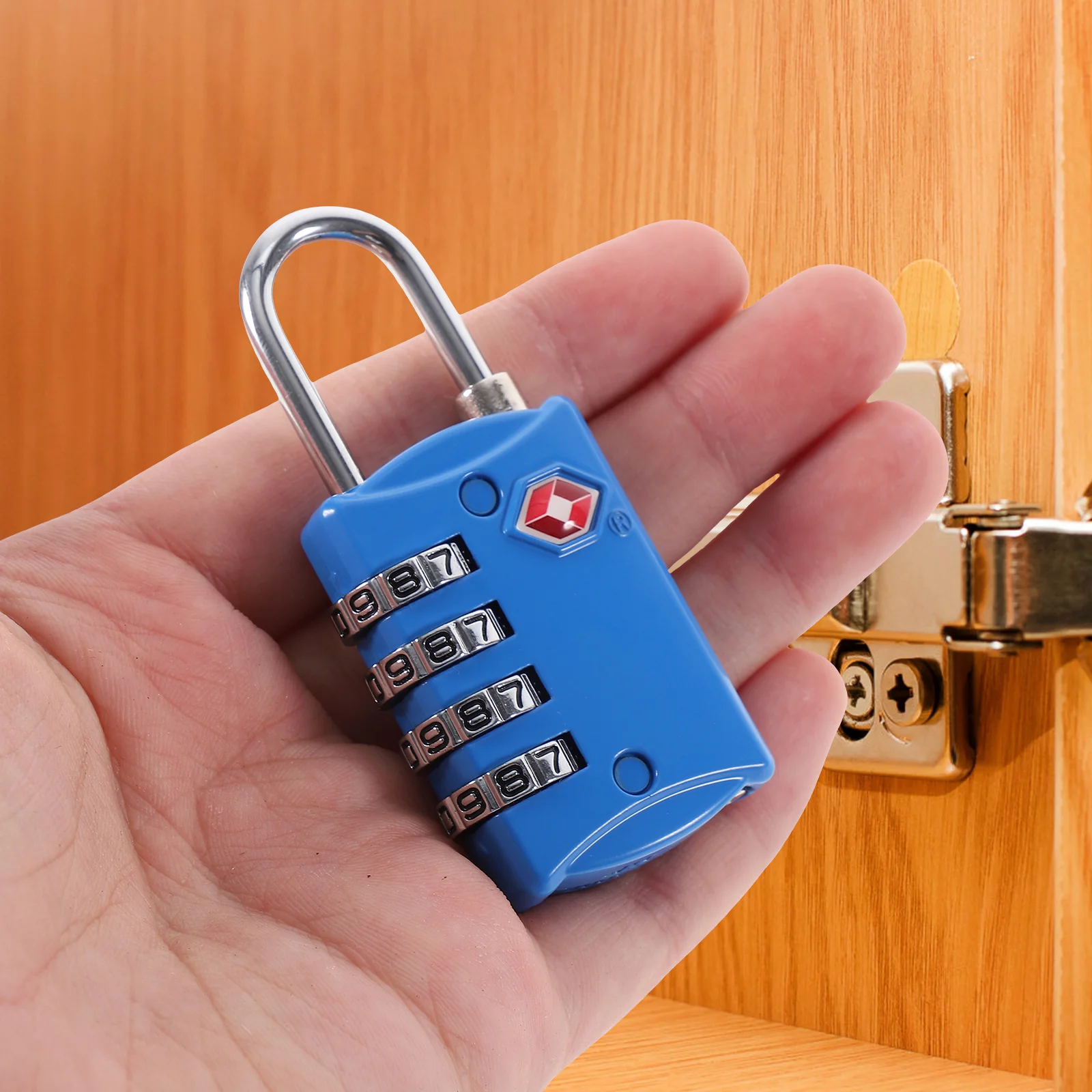 

TSA Approved 4 Combination Lock for Luggage Suitcase Backpack Customizable Resettable Anti theft Padlock Travel Security