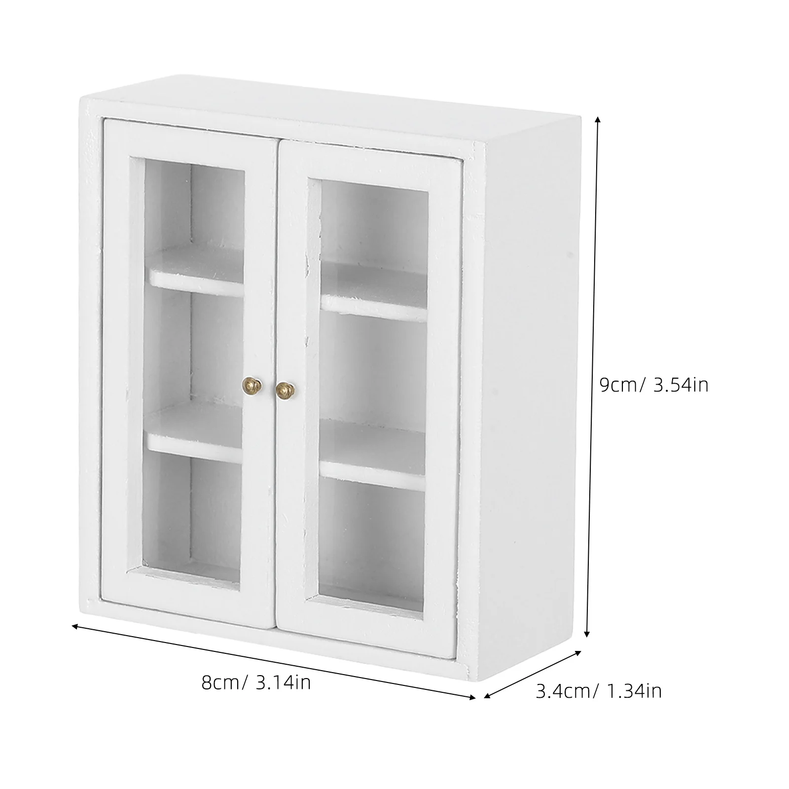 Scaffali Mobili e accessori per case delle bambole Armadietto portaoggetti in miniatura per accessori