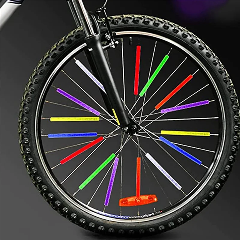 

RTSHE-168 Pieces Spoke Reflectors Bicycle Spokes Reflector Warning Strips Bicycle Spokes Bicycle Spoke Reflective