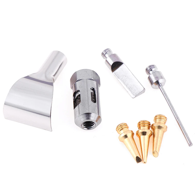 1 قطعة مجموعة مكواة لحام الغاز طقم لحام أداة قلم شعلة رأس حديد لحام الغاز