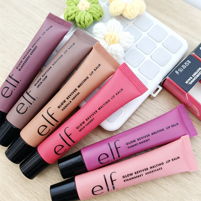 Offre Spéciale – Huile à Lèvres Multi-Effets Elf Brand : Base de Teint Verte et Rose, Essence Éclatante, Revitalisant, Effet Scintillant, Goût Fruité – Cosmétiques Brillants pour les Lèvres