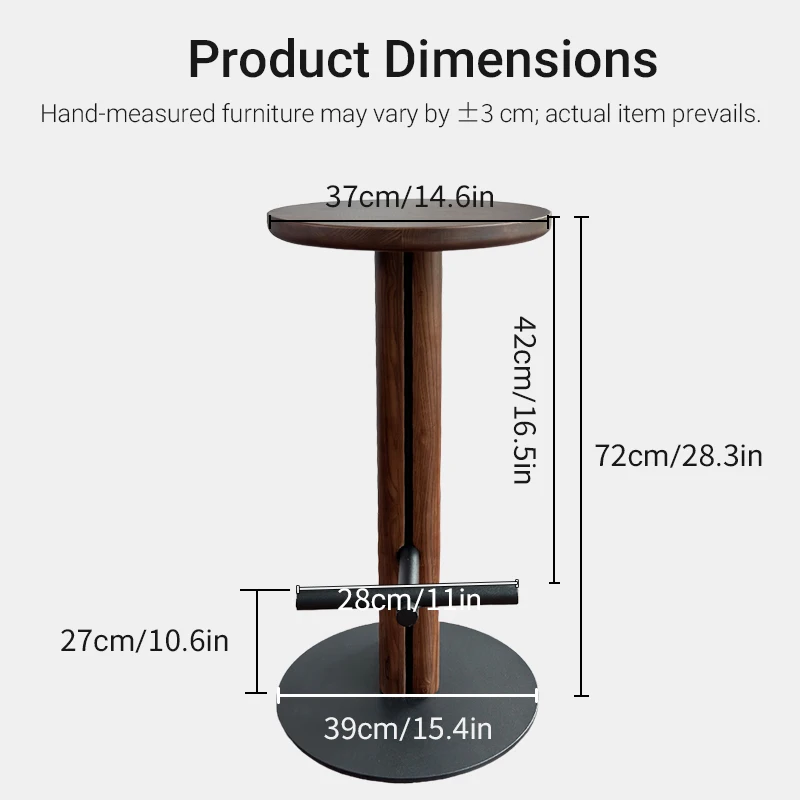 가벼운 고급 원목 고급 바 의자, 가정용 높은 의자, 고급 바 의자