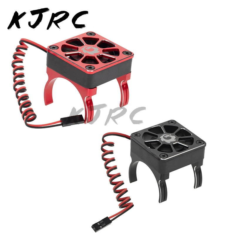 

1 Set for RC Car 540 550 Motor Radiator TRX Plug Cooling Fan for 1/10 RC Crawler Car TRX TRX-4 TRX-6 G63 SLASH