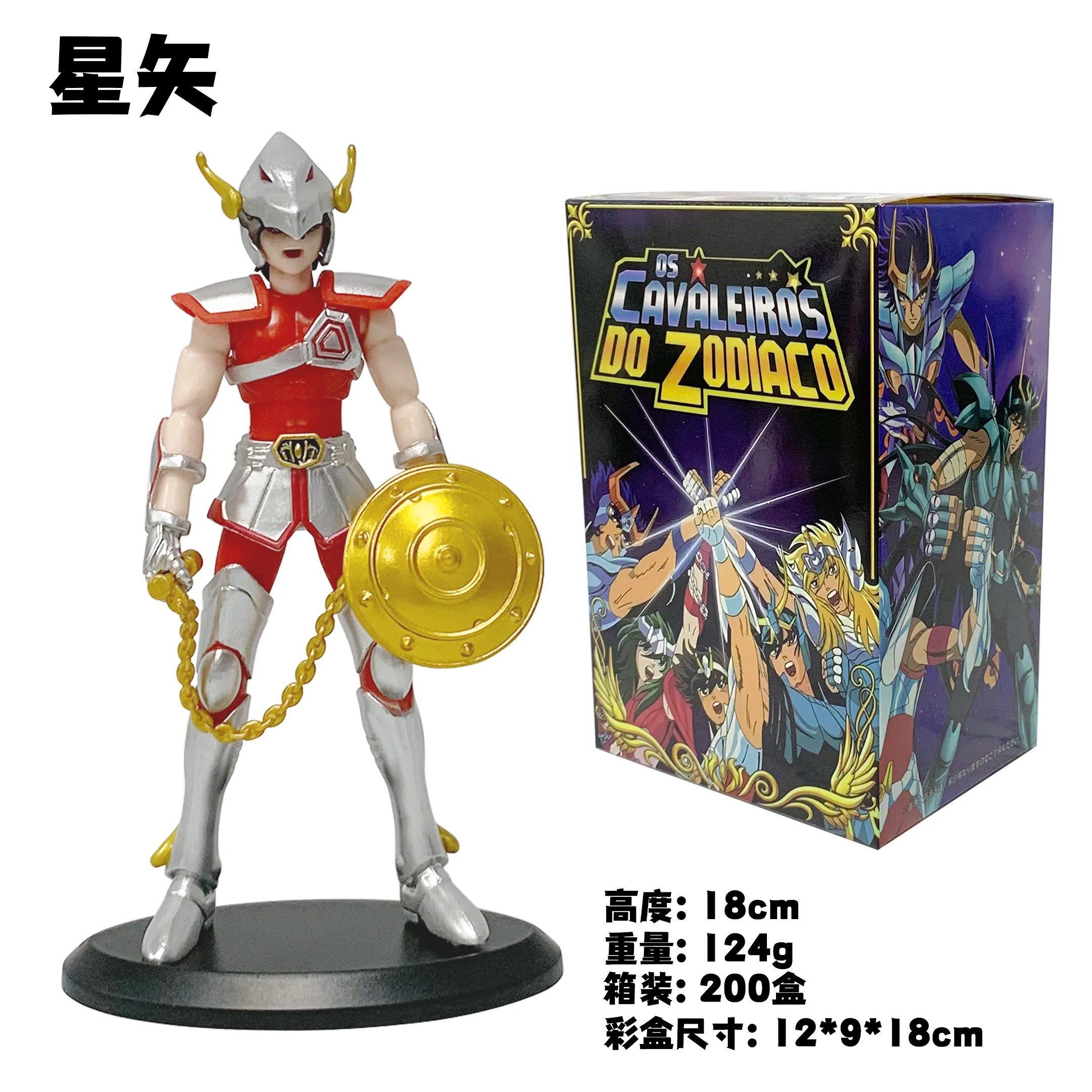 18CM อะนิเมะ Saint Seiya พระเจ้าผ้ารูป Phoenix Ikki Hyoga Seiya Shiryu ยืนรูปของเล่น PVC Action Figure Collection ตุ๊กตา