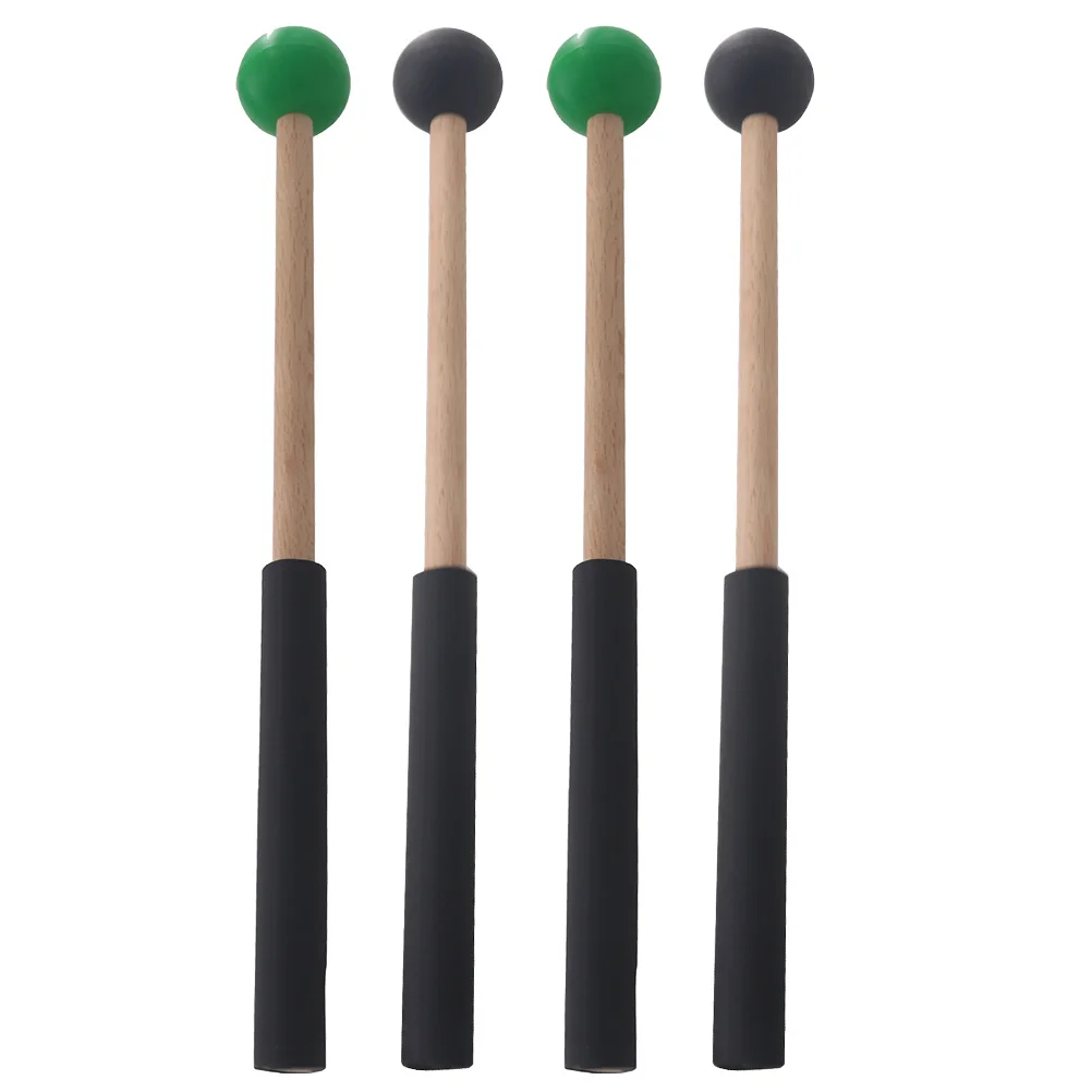 

2 Pairs Marimba Mallet Mallets Percussion Drumsticks Tongue Keyboard Accessories