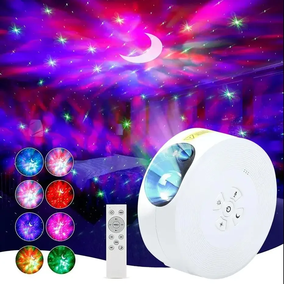 

Galaxy Starry Sky Projector Night Light Projector with Remote Timer Led Colorful Nebula Cloud Lamp Atmospher Bedroom Beside Lamp