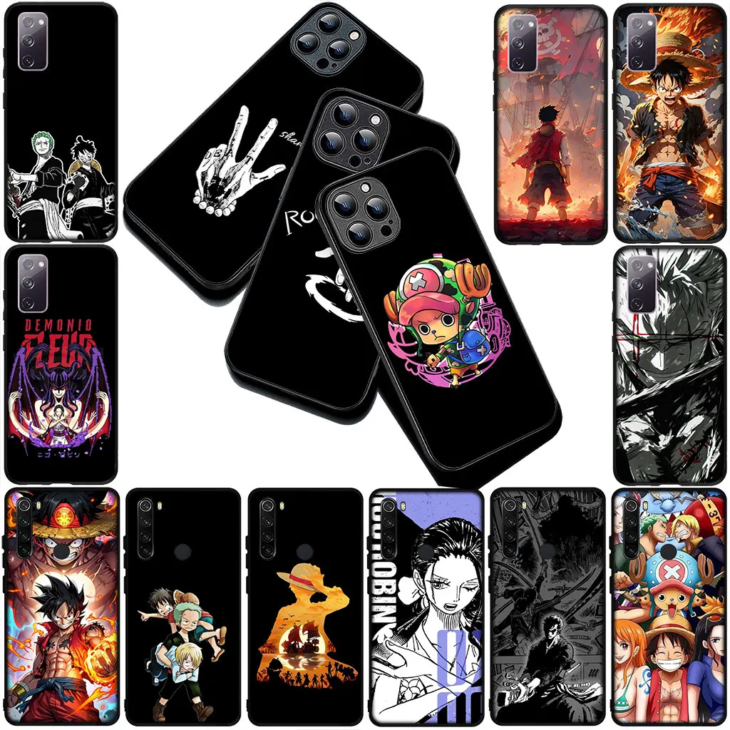 Мягкий чехол Tony Nico Luffys Choppers Robins для Apple iPhone 17 Air 12 13 Pro Max Mini ProMax XR 7 + 8 Plus X Case