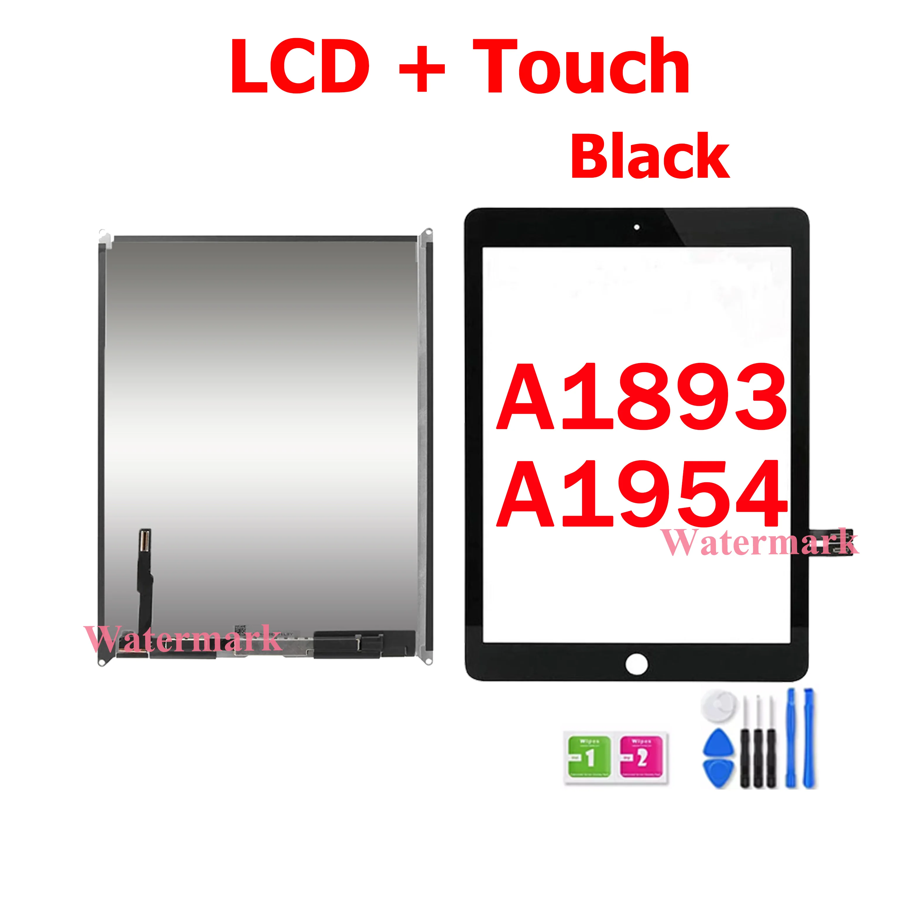 交換用LCDタッチスクリーンパネル,iPad 9.7, 2018,a1893,a1954,6,6e用