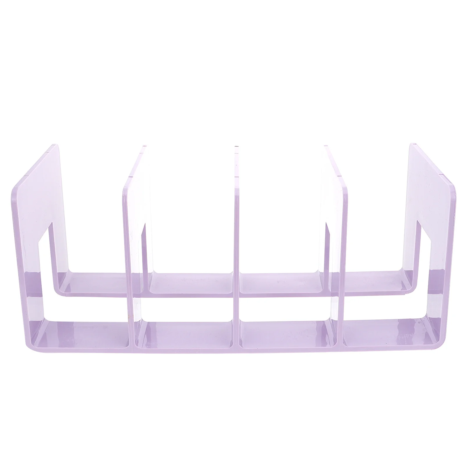 Bookends Rak Organizer Meja Rak Organizer Tempat Bening Braket Dudukan Baca